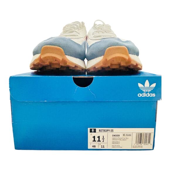 Adidas Retropy E5 Altered Blue White Orange Sneakers 11.5 Men’s EUC w/ Box & Tag main image 5